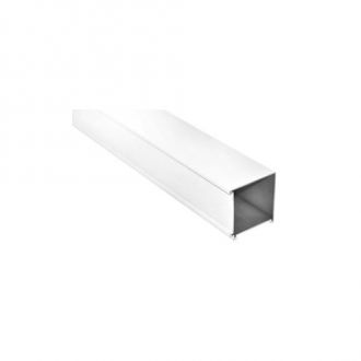 Aluminium vierkante 90 graden hoek wit 3000 mm