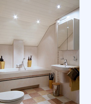 Luxalon plafond badkamer
